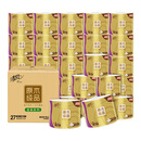 清风【李昀锐同款】有芯卷纸原木金装 4层加厚180克*27卷 卫生纸 整箱