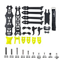PZXFPV穿越机MGC MAK4碳纤维机架5寸6寸7寸mark4无人机花式 定制款 10分钟续航 机架(含黄色打印件) MGC MAK4 5寸
