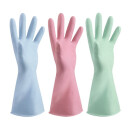 雅高 橡胶手套3双装 家务清洁厨房耐用洗碗手套防水洗衣服手套薄