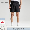 Calvin Klein【速干】运动夏季男松紧提花ck跑步健身训练运动短裤4MS4S835 001-太空黑 M