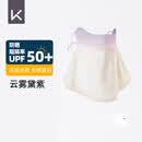Keep防晒面罩骑行挂耳冰丝护颈透气面纱薄款防紫外线 云雾黛紫