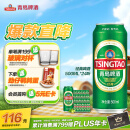 青岛啤酒（TsingTao）经典系列浓郁麦香500ml*24听（多厂生产多种包装随机发货）