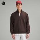 lululemon丨Steady State 男士半拉链卫衣 LM3FA9S 浓缩咖啡色 M