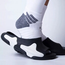 DRAZAO无中生有草牌绿洲拖男士运动拖鞋防滑厚底艹牌沙滩情侣外穿凉拖鞋 黑色 无中生有 配原盒 44-45