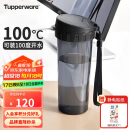 特百惠（Tupperware）茶韵塑料杯 男女学生便携运动水杯子大容量带滤格 酷炫黑500ML