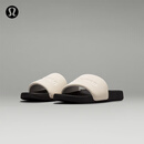 lululemon丨restfeel slide 男士拖鞋 *徽标款 LM9AYYS 浅象牙白/黑/浅象牙白 42