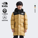 北面童装ICON儿童Nuptse长款鹅绒羽绒服|88UF LK5/卡其色 XL