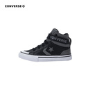 Converse 匡威童鞋男女童鞋子冬季新款魔术贴易穿脱儿童休闲鞋 灰色 28 【建议脚长17cm】