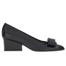 【8成新】菲拉格慕（Ferragamo）女士黑色Viva高跟鞋 0757692_1D _ 65 礼物  