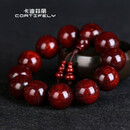 CORTIFELY品牌印度小叶紫檀手串男满金星老料高油密泥料佛珠文玩保平安财运 老料泥料满金星 20mm/12颗