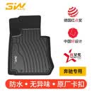 3W适用TPE奔驰GLE汽车脚垫GLC260L进口EQC/glc300新GLSML350GLB橡胶 GLC-L五座脚垫+毯面/23-25款