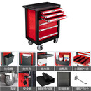 美式汽修工具车重型小推车抽屉式可移动实验室车间工具柜带工具 6抽工具车+全套附件+背板