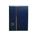 lighthouse德国灯塔进口32页/64页豪华软面邮票插册收藏册集邮册 蓝色  (64页黑底)