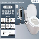 CHUANFU即热式洁身器洗屁股神器智能加热马桶盖妇洗加热器厕所卫生间 双喷头洁身器+2500W加热器+普插