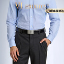 VI-ERUODIS【轻奢】2025新款皮带男士鳄鱼皮真皮自动扣商务高端腰带男士礼物 黑色 105cm