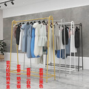 唐傲高档礼服婚纱衣架展示架挂衣架落地式衣服架子 服装店女装店货架 长150*宽43*高180 套餐一