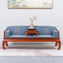 寻古红木家具缅甸花梨（学名：大果紫檀）罗汉床实木新中式长椅躺床睡床沙发榻