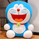 哆啦A梦（Doraemon）哆啦A梦公仔毛绒玩具叮当猫玩偶卡通娃娃送男孩女孩生日礼物 哆啦大笑眯眼款 48厘米 代写贺卡