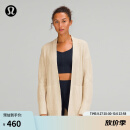 lululemon丨Cashlu 女士开衫毛衣 LW3EGYS 白蛋白 M/L