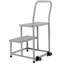 京棣工品 梯子 移动平台梯 取货梯 仓库装卸登高车用梯 2步梯 