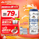 青岛啤酒（TsingTao）精酿白啤 浓郁麦香全麦酿造500ml*12听 整箱装 秋日出游