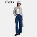 PORTS宝姿女装秋冬短外套 静谧灰 M (6)