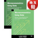 现货 使用Stata的微观计量经济学 两卷套装 Microeconometrics Using Stata, Second Edition, Volumes I and II