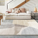 花非画地毯客厅轻奢感简约茶几免洗可擦日式奶油风卧室床边家用 ZJ706 240x350cm此尺寸预售5天内发货