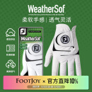 FootJoy高尔夫手套男士WeatherSof耐磨柔和手感手套FJ高尔夫球手套 左手 WeatherSof男士/颜色随机 24
