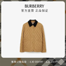 博柏利（BURBERRY）【礼物】女装 灯芯绒衣领菱形绗缝夹克黄金甲棉服80651081