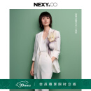 奈蔻【NEXY.CO x 罗比联名系列】秀场同款袁泉同款七分袖西装外套女 白色 S