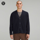 lululemon 丨Merino Wool-Blend 男士羊毛混纺开衫 LM3DOFS 深蓝色 L