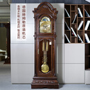汉时（Hense） 实木落地钟客厅机械座钟德国机芯欧式立钟复古报时钟表HG9814 香椿木+德国赫姆勒乒乓机芯