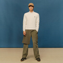 LACOSTE【王一博同款】法国鳄鱼男装圆领绞花羊毛衫|AH2924 XFJ/奶油白 M 4