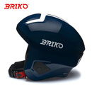 BRIKO专业竞技类滑雪头盔 VULCANO2.0 FIS6.8高性能比赛双板mips全盔 亮蓝白A07 L