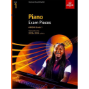 新版ABRSM英皇考级钢琴考级作品2023-2024年英文原版无音频 一级 1级