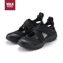 MUJI运动凉鞋男士女士夏季舒适透气凉鞋男 黑色 38码