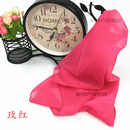 舞蹈手绢 舞蹈丝巾纱巾小方巾手娟花考级茶山放歌道具跳舞手帕秧A 玫红色 48*48