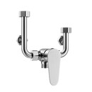 九牧王世家 JMOOWO电热水器混水阀配批发家用304冷热花洒水龙头U型开关阀明装混合阀 201不锈钢（U型阀）