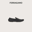 【9成新】菲拉格慕（Ferragamo）男士黑色驾车鞋 0758351_3E _ 80