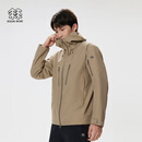 KOLON SPORT/可隆防水夹克 男子GTX 2L多功能户外休闲衣冬季连帽夹克外套 LHGJ4ANK19-BE 米黄 XL