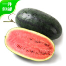 京鲜生 黑美人西瓜 1粒装 净重2.5-3kg 生鲜水果 源头直发 包邮