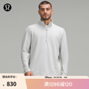 lululemon丨Soft Jersey 男士半拉链针织衫 LM3ES1S 希思罗蒸汽色/杂色银滴色 M