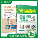 【全2册】宠物疾病鉴别诊断与防治小动物外科手术彩色图解扫码看视频李建基小动物外科手术 作治疗技术兽医临床手术实践指导书籍