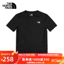 北面（The North Face） 北面短袖速干T恤男户外吸湿排汗上新款 JK3/黑色 L/175