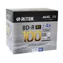 RITEK/铼德100G蓝光刻录盘BD-RXL 空白可打印大容量光盘 单片光碟 铼德BD-R XL 100GB 10片装