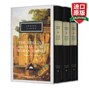 Decline And Fall Of The Roman Empire Vol. 1-3 英文原版 罗马帝国衰亡史 1-3 爱德华·吉本 Everyman精装收藏版 进口原版书籍