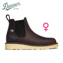 DANNER丹纳Bull Run Chelsea女切尔西靴手工复古马丁美式头层牛皮工装鞋 15482棕咖 女 M版 39.5