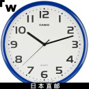 CASIO【日本直邮】卡西欧 挂钟 蓝色指针式 直径25厘米 IQ-24-2JF
