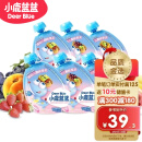 小鹿蓝蓝 趣味婴幼儿果泥x6袋 宝宝水果泥多口味婴儿辅食108g/袋
